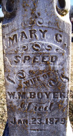 Mary Caroline <I>Speed</I> Boyer 