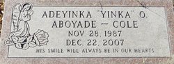 Adeyinka O “Yinka” Aboyade-Cole 