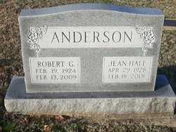 Jean Agnew <I>Hall</I> Anderson 