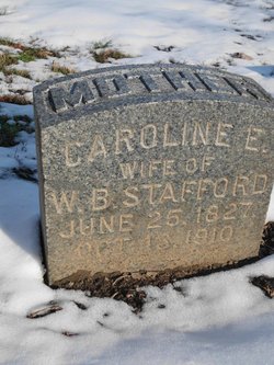 Caroline Elizabeth “Carrie” <I>Sanders</I> Stafford 