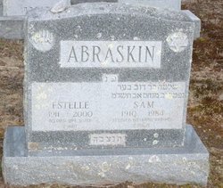 Estelle R <I>Aronowitz</I> Abraskin 