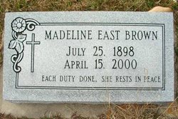 Madeline <I>East</I> Brown 