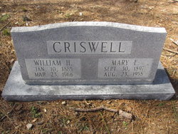 Mary Etta <I>Cary</I> Criswell 