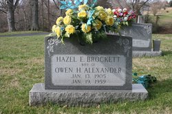 Hazel Eunice <I>Brockett</I> Alexander 