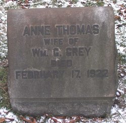 Anne <I>Thomas</I> Grey 
