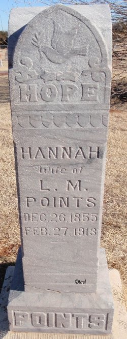 Hannah <I>Holsinger</I> Points 