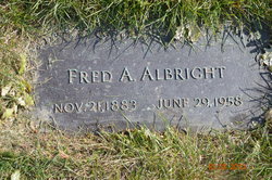 Fred A Albright 