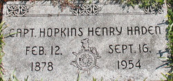 Capt Hopkins Henry Haden 