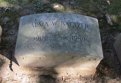 Alma W Baltzer 