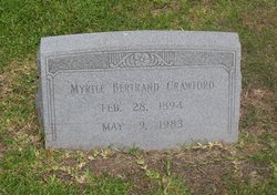 Myrtle <I>Bertrand</I> Crawford 
