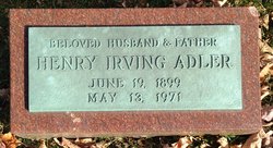 Henry Irving Adler 