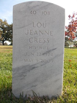 Lou Jeanne <I>Cress</I> Catlin 
