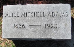 Alice <I>Mitchell</I> Adams 