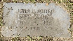 John E Mutrie 