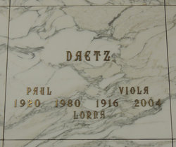 Paul E Daetz 