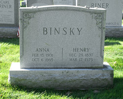 Anna <I>Albert</I> Binsky 
