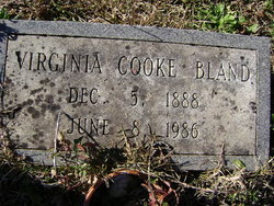 Virginia <I>Cooke</I> Bland 