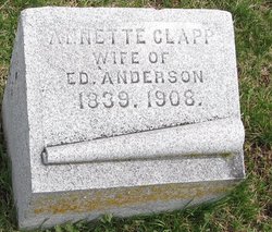 Annette <I>Clapp</I> Anderson 