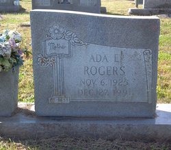 Ada Eloise <I>Morgan</I> Rogers 