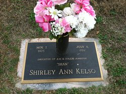 Shirley Ann “Shan” <I>Johnson</I> Kelso 