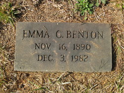 Emma <I>Crump</I> Benton 