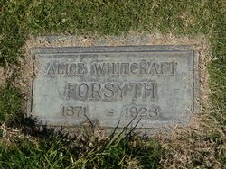 Alice <I>Whitcraft</I> Forsyth 