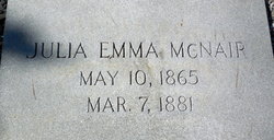 Julia Emma McNair 