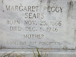 Margaret “Peggy” <I>Vickers</I> Sears 