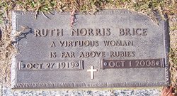 Ruth <I>Norris</I> Brice 