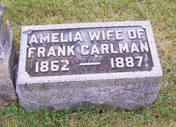 Amelia “Minnie” <I>Wickman</I> Carlman 