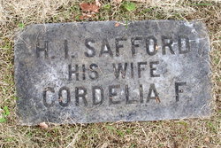 Cordelia F <I>Brawn</I> Safford Sr.