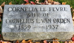 Cornelia <I>Le Fevre</I> Van Orden 
