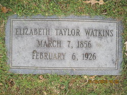 Elizabeth <I>Taylor</I> Watkins 