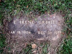 Elsie Irene <I>Deremer</I> Greise 