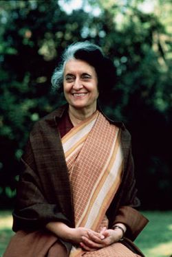 Indira Priyadarshini Gandhi 