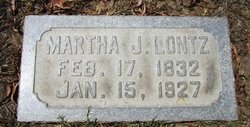 Martha Jane <I>Miller</I> Lontz 
