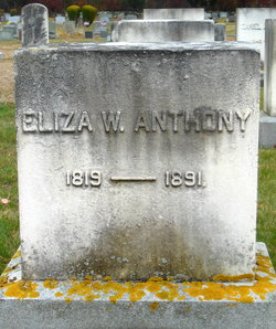 Eliza W. <I>Barker</I> Anthony 