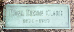 Edna Matthews <I>Dixon</I> Clark 