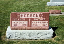 Maud <I>Coleman</I> Hodson 