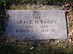 Grace H <I>VanSickle</I> Bailey 