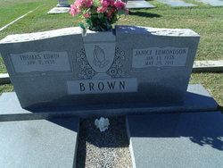 Janice <I>Edmondson</I> Brown 
