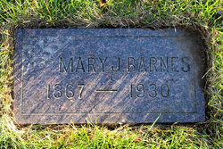 Mary J <I>Brown</I> Barnes 