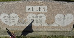 Alma Josephine <I>McConnaha</I> Allen 