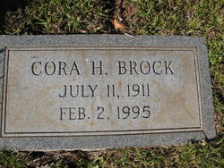 Cora Lee <I>Harrison</I> Brock 