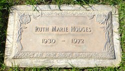 Ruth Marie <I>Faye</I> Hodges 