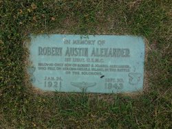 1LT Robert Austin Alexander 