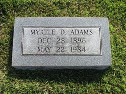Myrtle Dixie <I>Smith</I> Adams 