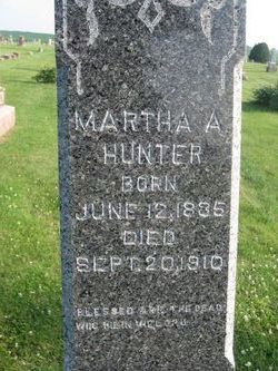 Martha A <I>Cardwell</I> Hunter 