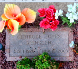 Gertrude <I>Jones</I> Brenkosh 