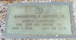 Adolphus P Myers Jr.